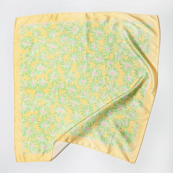 Lively Lumina Accessories - A218-I • Sunny Bloom Silky Bandana Scarf